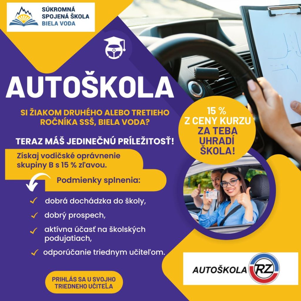 Autoškola plagát (1)